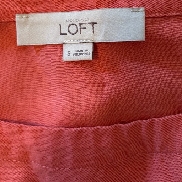 LOFT Le Grand Tee Dress In Coral - Picture 6 of 8
